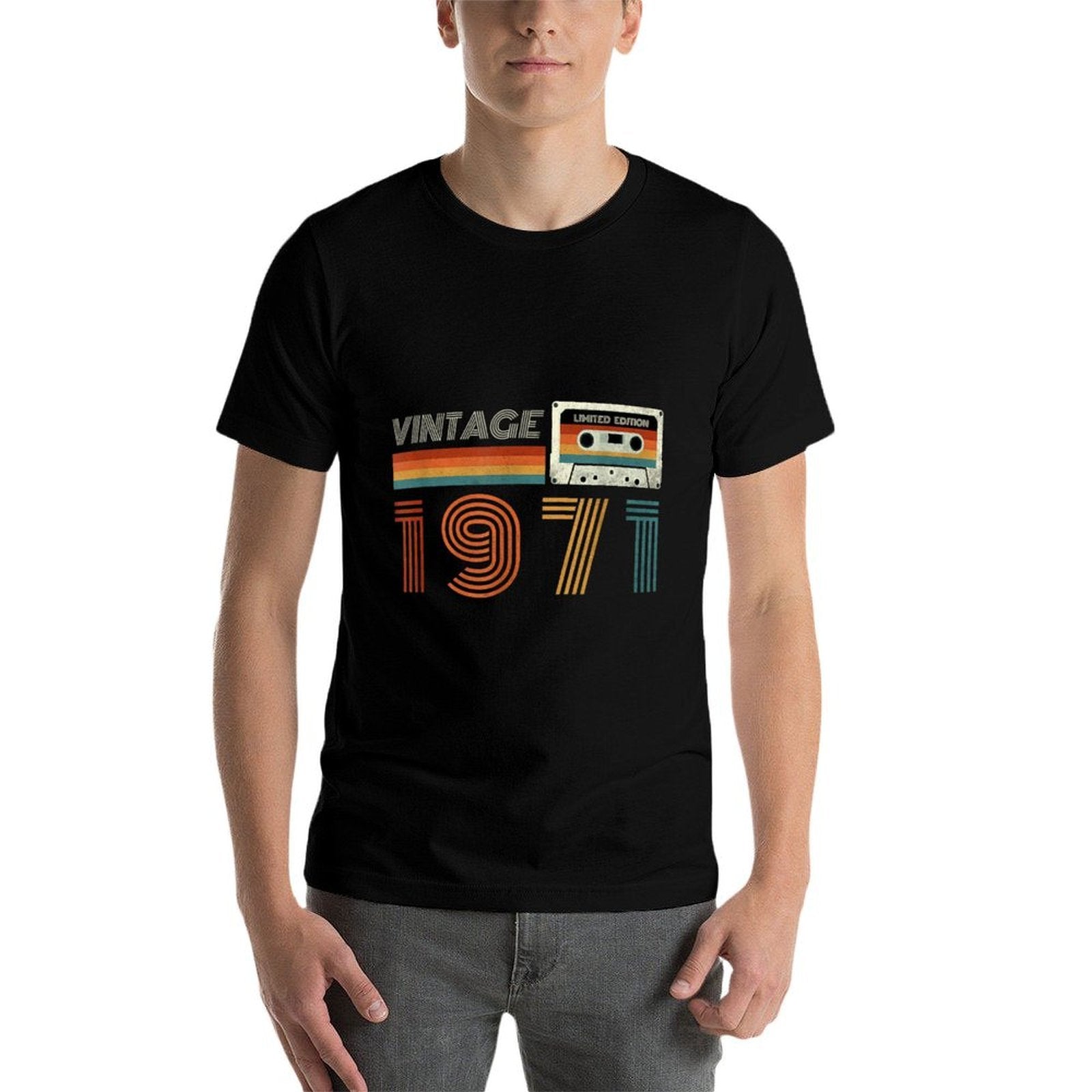 Vintage 1971 Limited Edition Retro Cassette Tape Birthday 54  Versatile T-Shirt