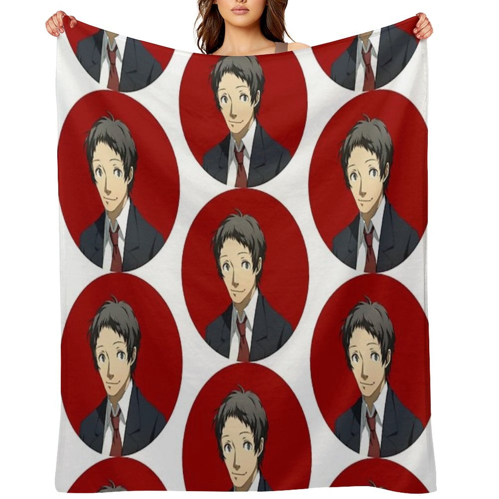 Adachi Portrait Versatility Throw Blanket