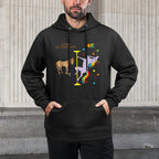 Funny 50th Birthday Gift Rainbow Unicorn 50 Years Old Layering Staple Hoodie