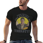Seinfeld Kramer Pretzels Are Making Me Thirsty Circle  Easy-care T-Shirt