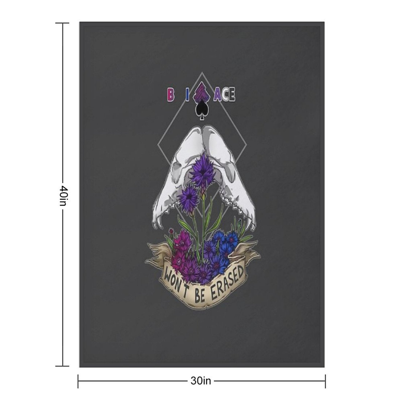 Bi+Ace - Won't Be Erased Quick-dry Throw Blanket