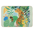 Tiger in Jungle  Eco-Friendly Bath Mat
