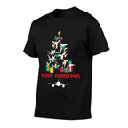Merry Christmas Airplane Xmas Tree Aviation Christmas Pilot  Lightweight T-Shirt