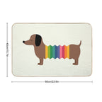 Rainbow Dooooog  Easy Maintenance Bath Mat