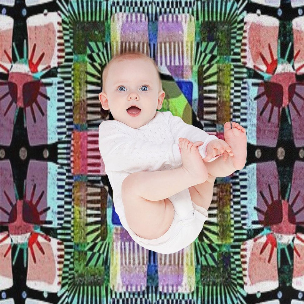 Solar 3   Abstract Sun Pattern Durable Throw Blanket