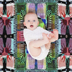 Solar 3   Abstract Sun Pattern Durable Throw Blanket