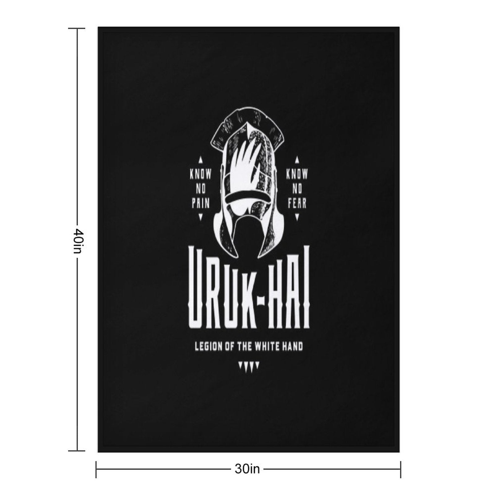 Uruk Hai Anti-pilling Throw Blanket