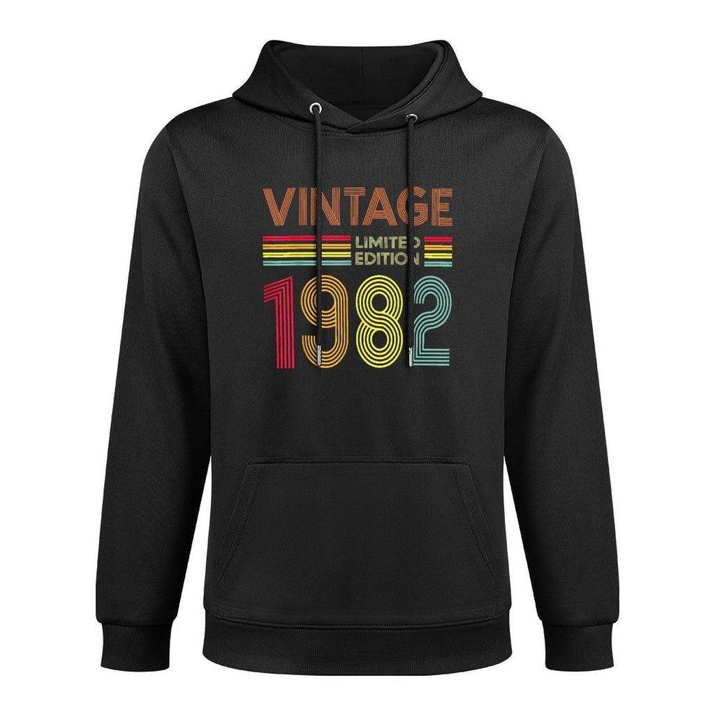 40 Year Old Gifts Vintage 1982 Limited Edition 40th Birthday Shrink-Resistant Hoodie