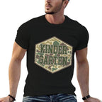 Retro Old Camo Back To School Kindergarten Boys Camouflage  Wrinkle-resistant T-Shirt