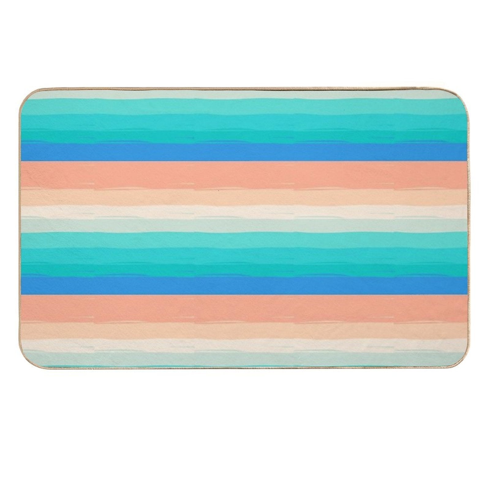 Aesthetic Rainbow  Easy Maintenance Bath Mat