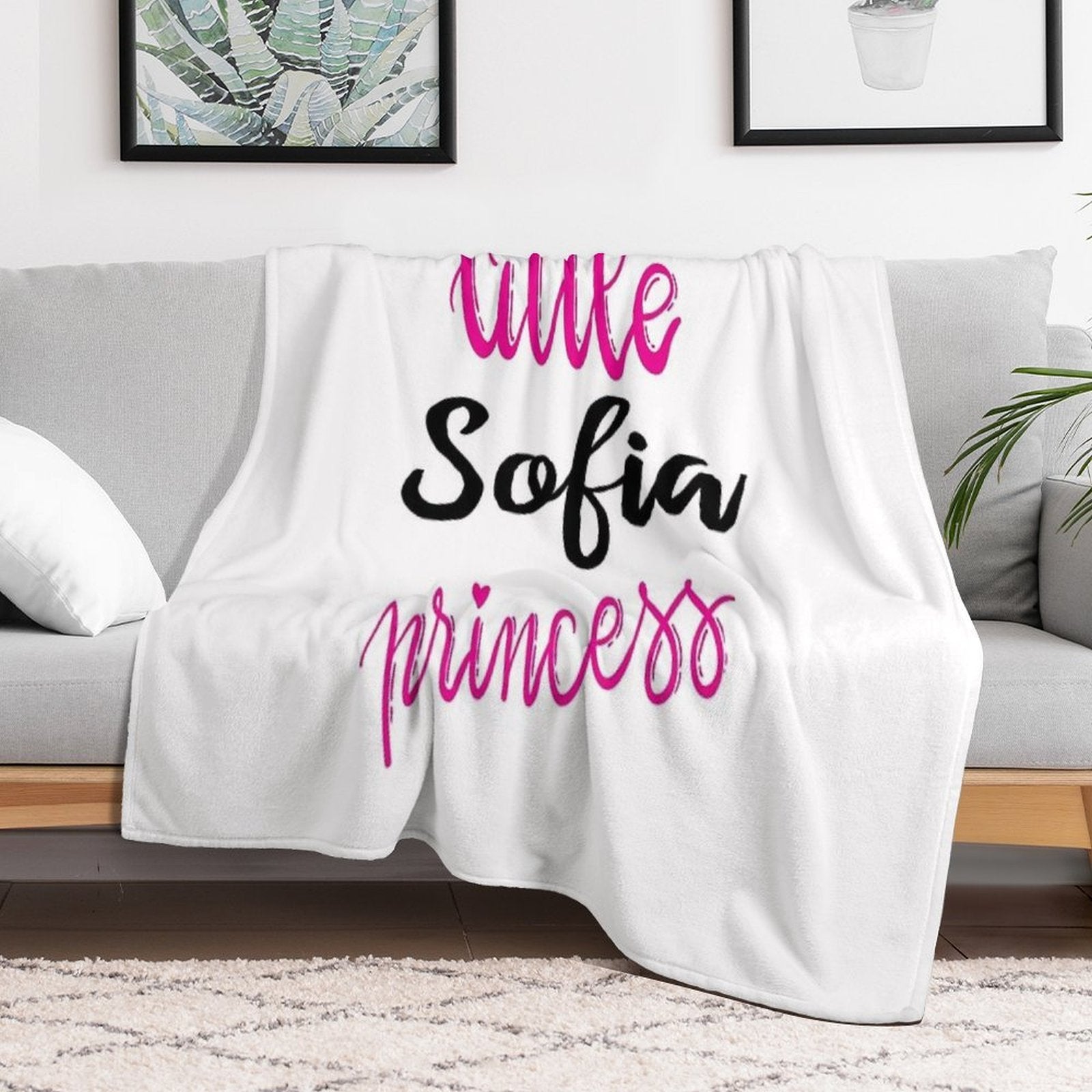 Little Sofia Princess Gift-ready Throw Blanket