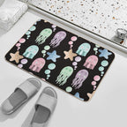 Ocean Doodles #1b  Multi-Purpose Bath Mat