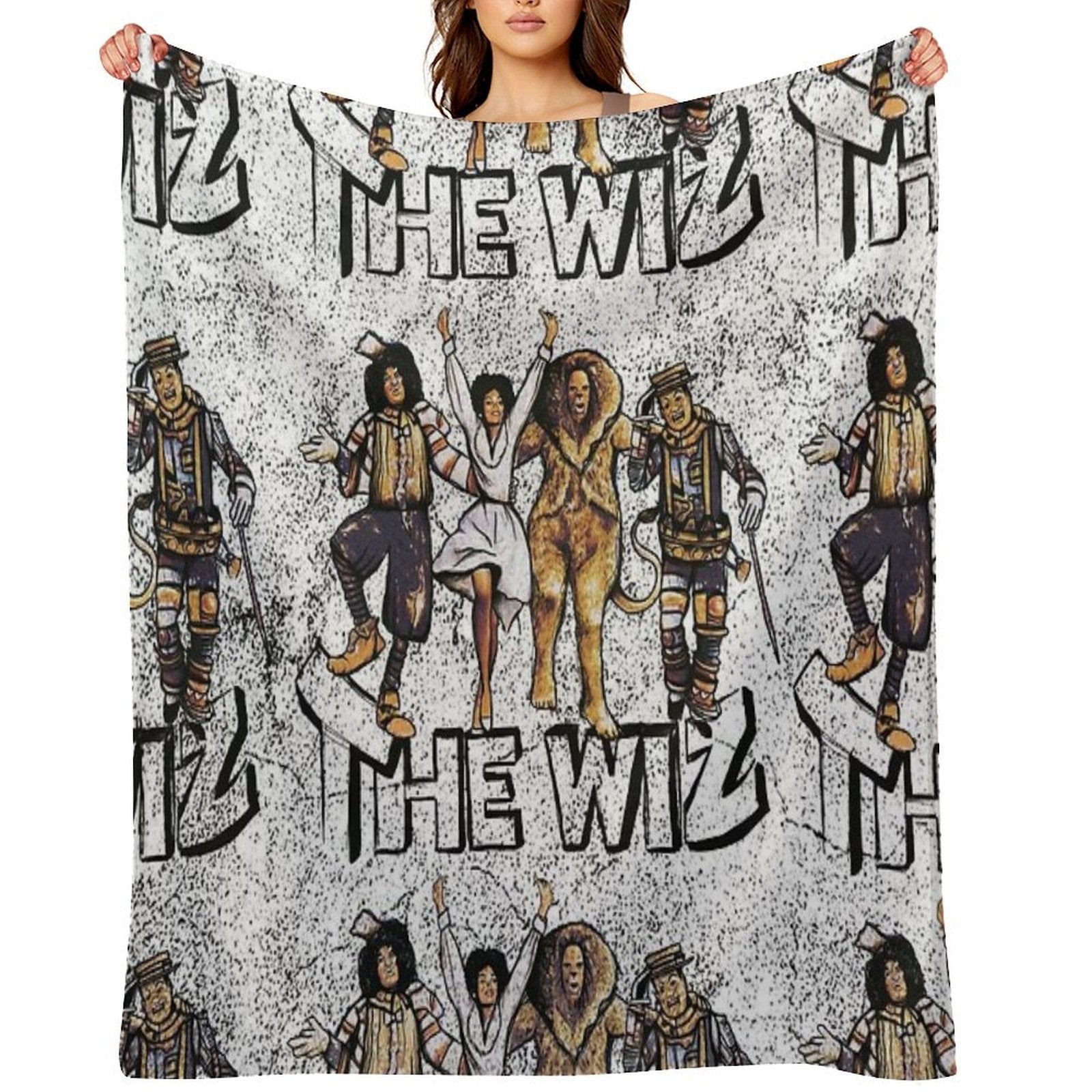 Grungy Wiz Premium Throw Blanket