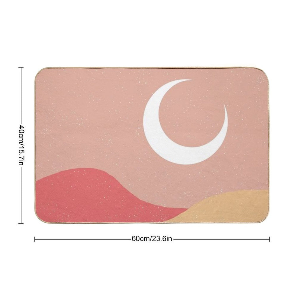 Sunset Crescent Evening  Toxin-Free Bath Mat