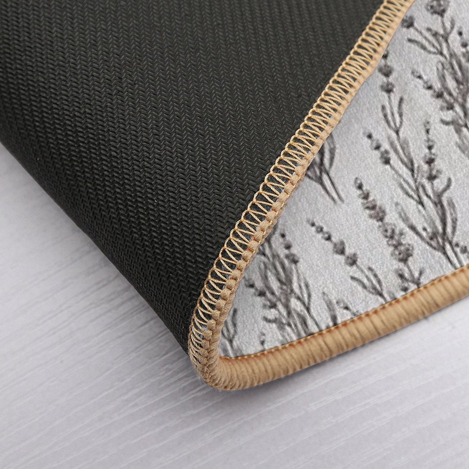 Lavender Flowers, Bunch of Flowers. Spring Lavender Beauty  Odorless Bath Mat