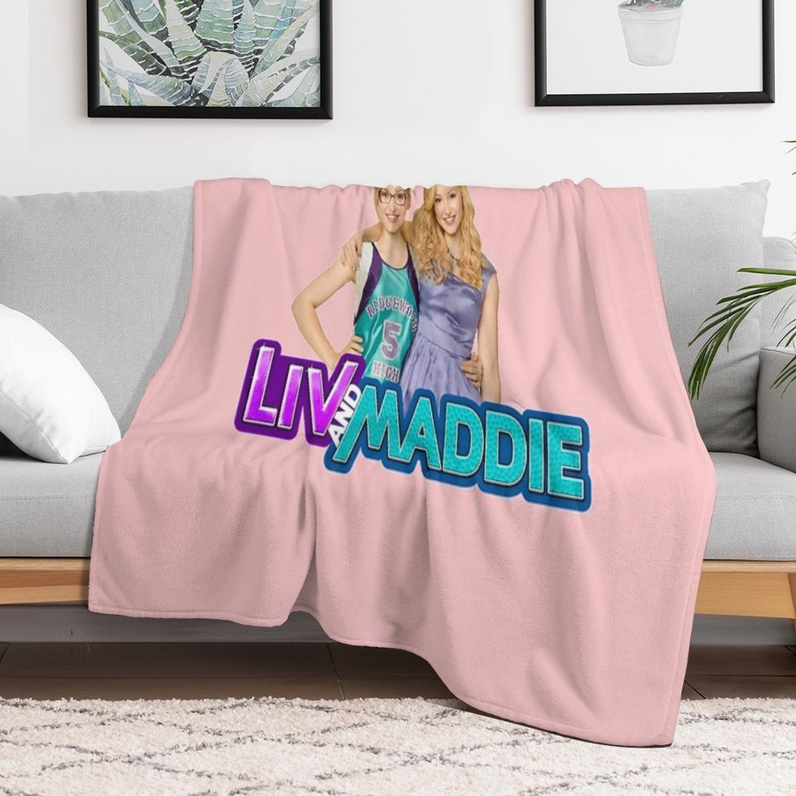 Liv And Maddie Anti-pilling Throw Blanket