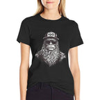 Bigfoot In Disguise Sunglasses Trucker Hat Im Not Sasquatch, Small, Black  Easy-care T-Shirt