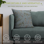 Skeletons with Garlands Soft Skin-Friendly Throw Pillow