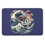 Surfing Spider Arachnid Wipeout!  Non-Slip Bath Mat