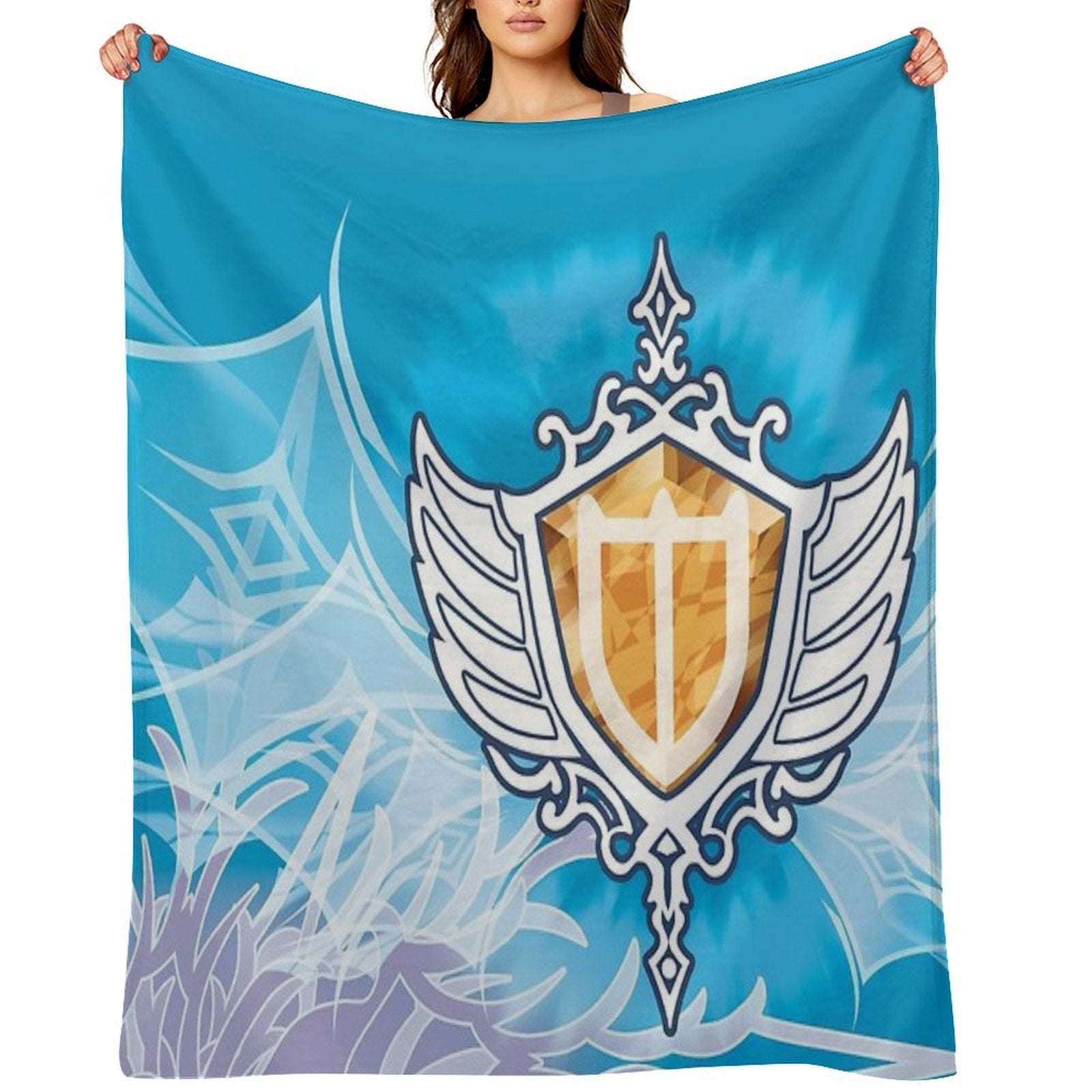 FFXIV Paladin Job Mat Anti-pilling Throw Blanket