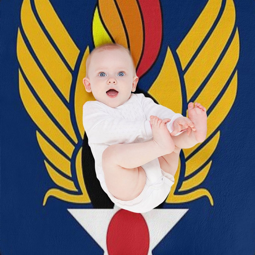 USAF AMMO Pisspot Wrinkle-free Throw Blanket