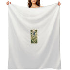 Ethereum Plant Growing Upward Easy Care Throw Blanket