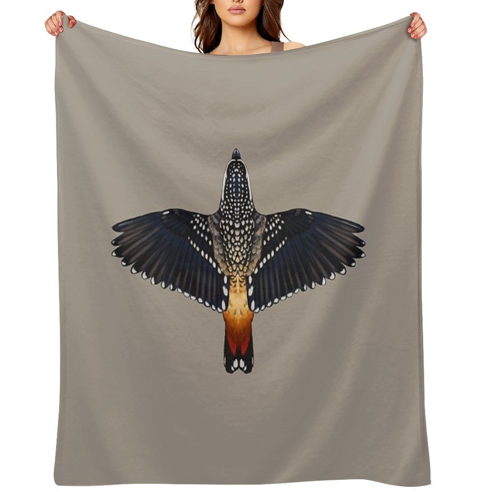 Spotted Pardalote - Australian Bird Premium Throw Blanket