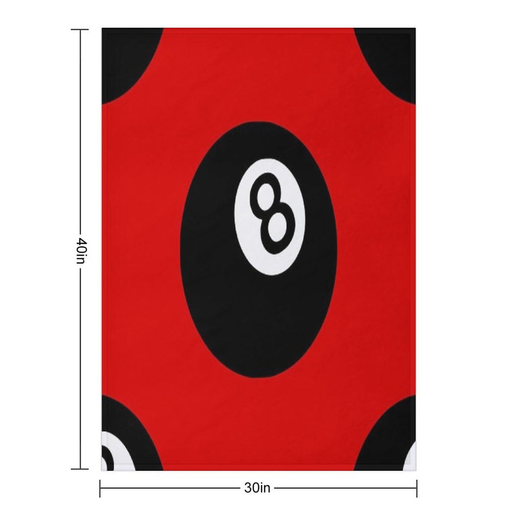Emoji Eight Ball Quick-dry Throw Blanket