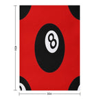 Emoji Eight Ball Quick-dry Throw Blanket