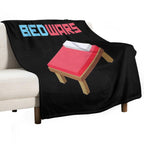 Bed Wars T-Shirt Machine-washable Throw Blanket