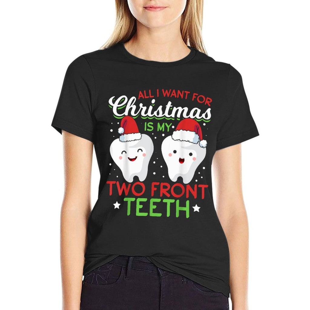 My Two Frontth Christmas  Slim-fit Cut T-Shirt