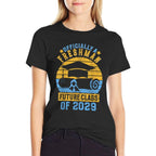 Officially A Freshman Class Of 2029 First Day Of 9th Grade  Easy-care T-Shirt
