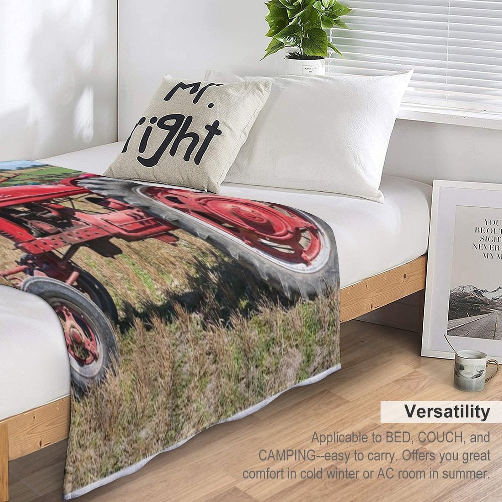 Farmall H Quick-dry Throw Blanket