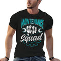 Maintenance Squad Technician Men Worker Maintenance Man  Breathable T-Shirt
