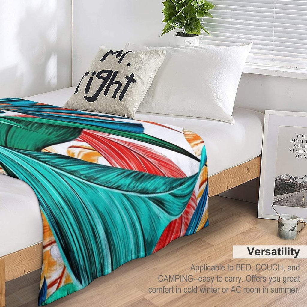 Fibers Digital Art Gift-ready Throw Blanket