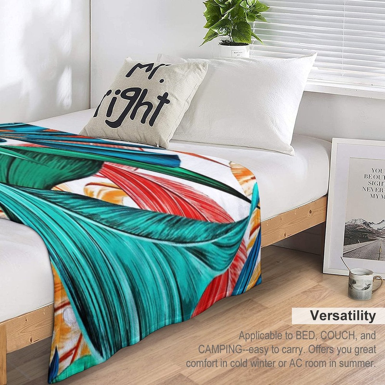 Fibers Digital Art Gift-ready Throw Blanket