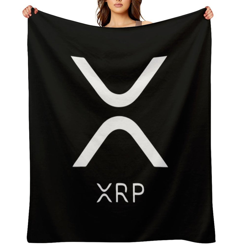 XRP RIPPLE NEW LOGO Machine-washable Throw Blanket
