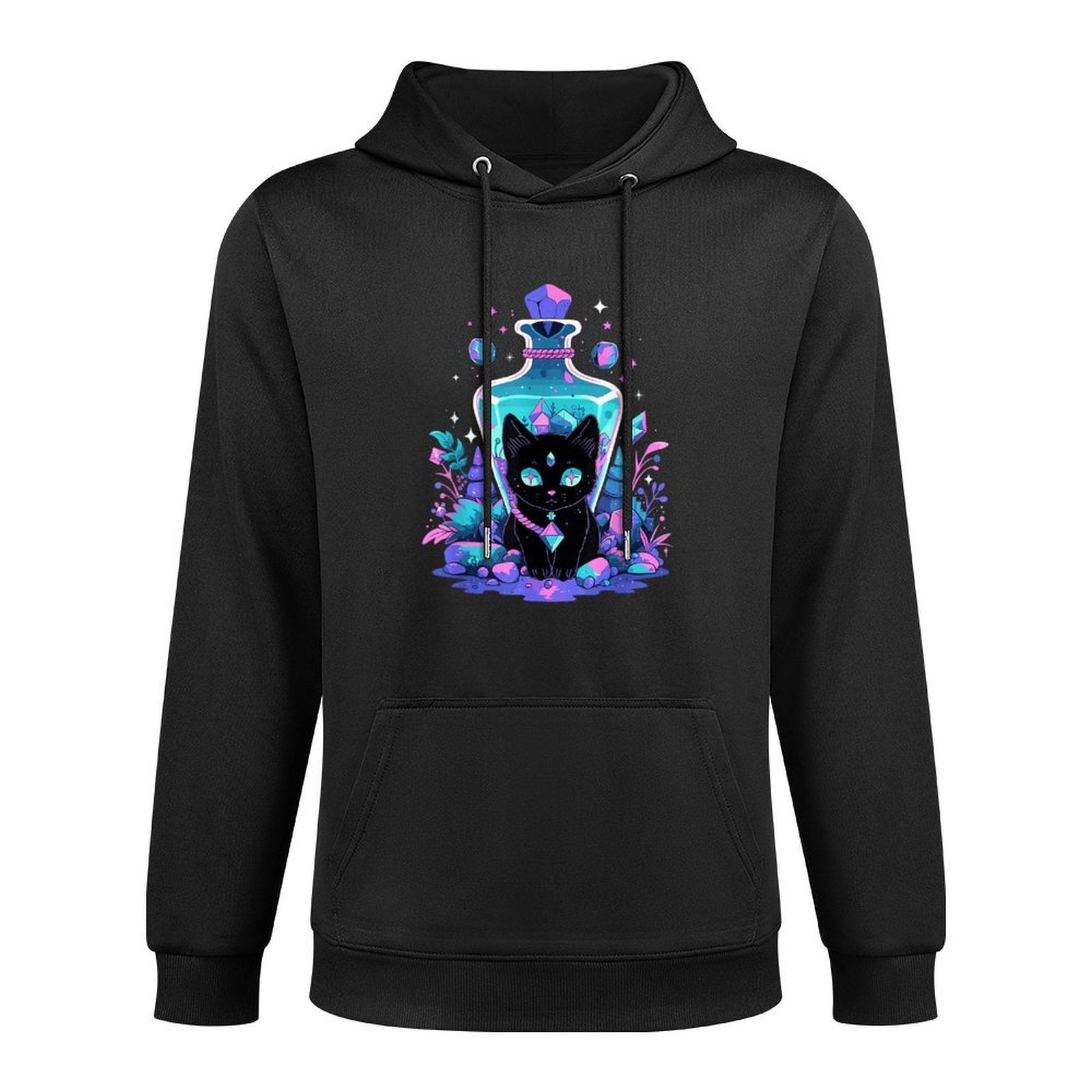 Cottagecore Pastel Goth Kawaii Anime Girls Womens Cat Unisex Design Hoodie