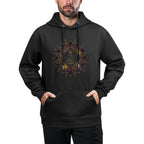 Buddha Mandala Buddhist Mindfulness Buddhism Spiritual Cotton-Polyester Blend Hoodie