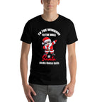 To The Window To The Wall Til Santa Decks These Halls  Polyester Blend T-Shirt