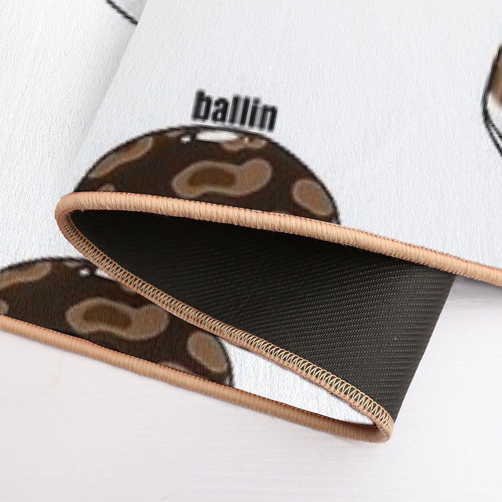 Chunky Ballin Ball Python  Non-Slip Bath Mat