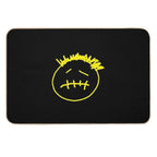 TRAVIS SCOTT FACE YELLOW HALLOWEEN THUG  Long-Lasting Bath Mat