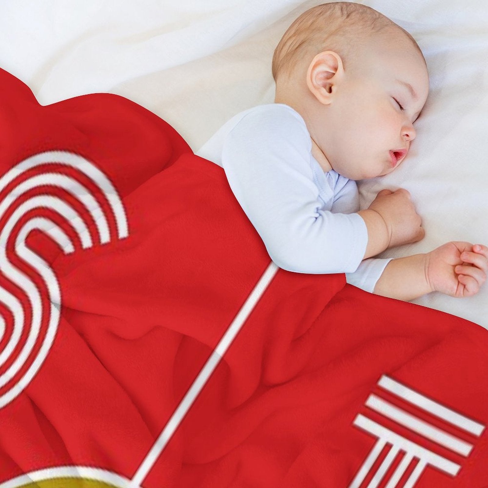 Swindon Town STFC Minimalist Artwork Travel-friendly Throw Blanket