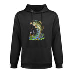 Fishing Graphic Large Mouth Bass Fish Customizable Surface Hoodie