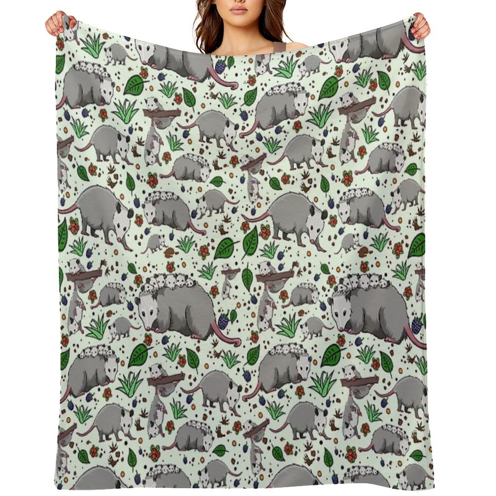 Cute Opossum,possum Comfort Throw Blanket