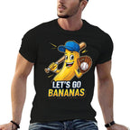 Funny Boys Bananas Gifts Merch Lets Go Bananas  Fade-proof Color T-Shirt