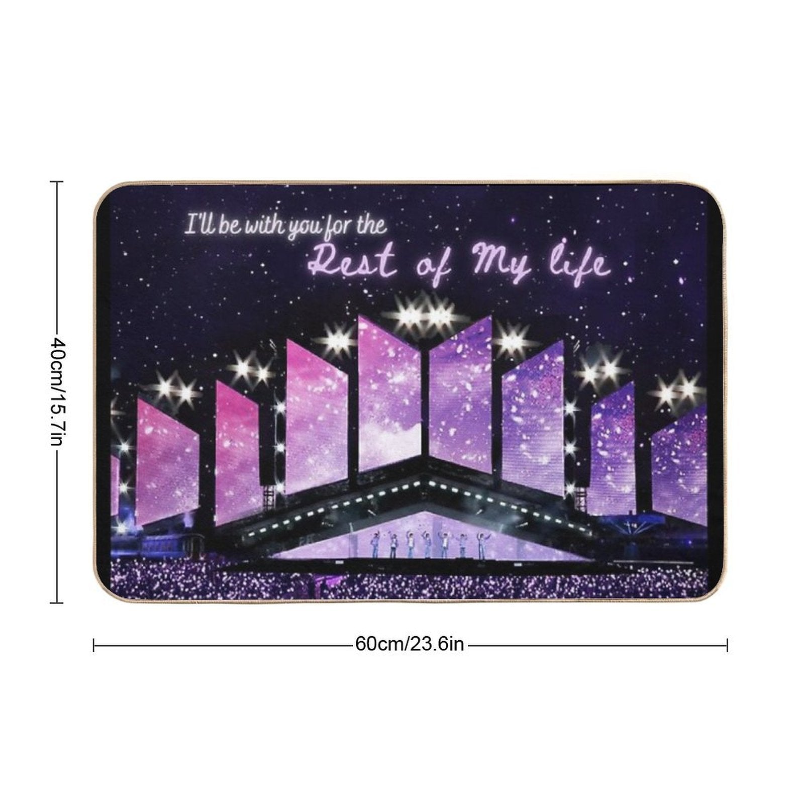 BTS Yet to Come in Busan  Pet-Safe Bath Mat