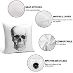 Skull Soft Easy Maintenance Throw Pillow