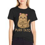 Purrtato Cat Potato Cat Lover Idaho Potatoes  Eco-friendly Material T-Shirt
