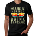 Funny Cruise Blame It On The Drink Package Cruise Vacation  Stretchy T-Shirt